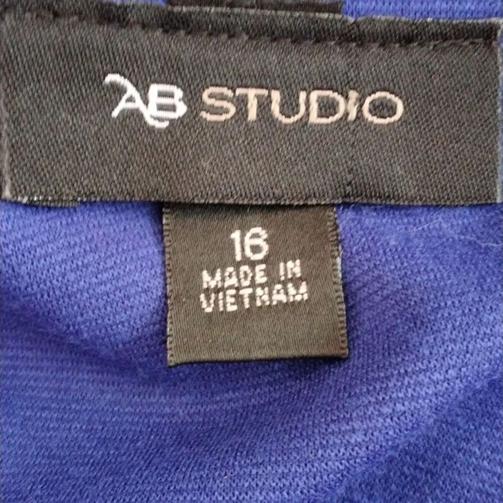 AB Studio Blue Knit Dress - Picture 9 of 12